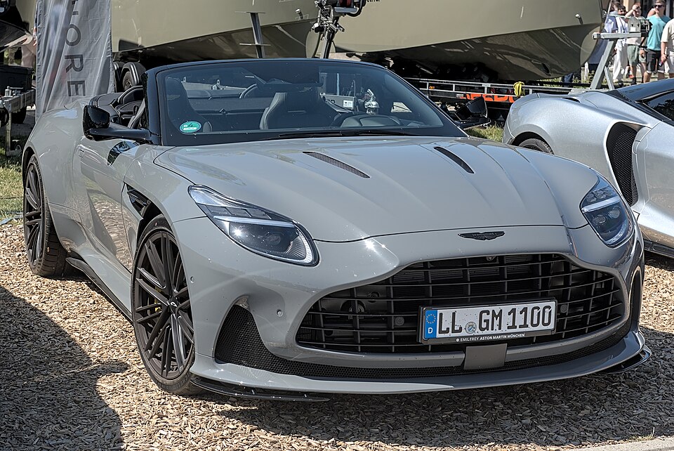 Aston Martin DB12 — photograph via Wikimedia Commons