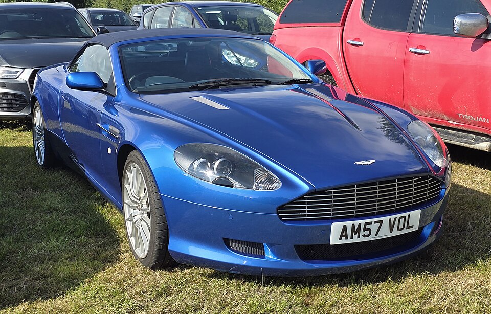 Aston Martin DB9 — photograph via Wikimedia Commons