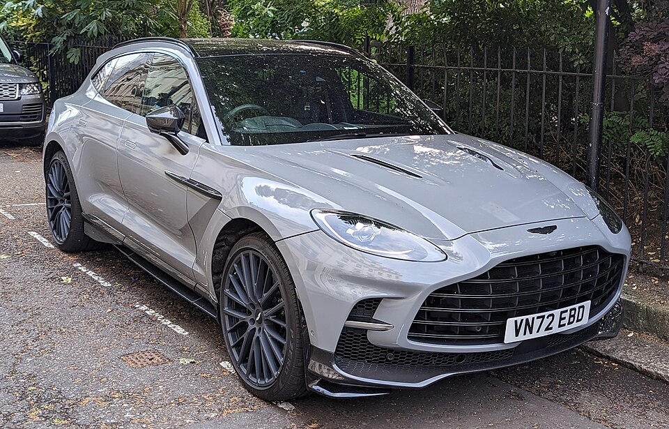 Aston Martin DBX — photograph via Wikimedia Commons
