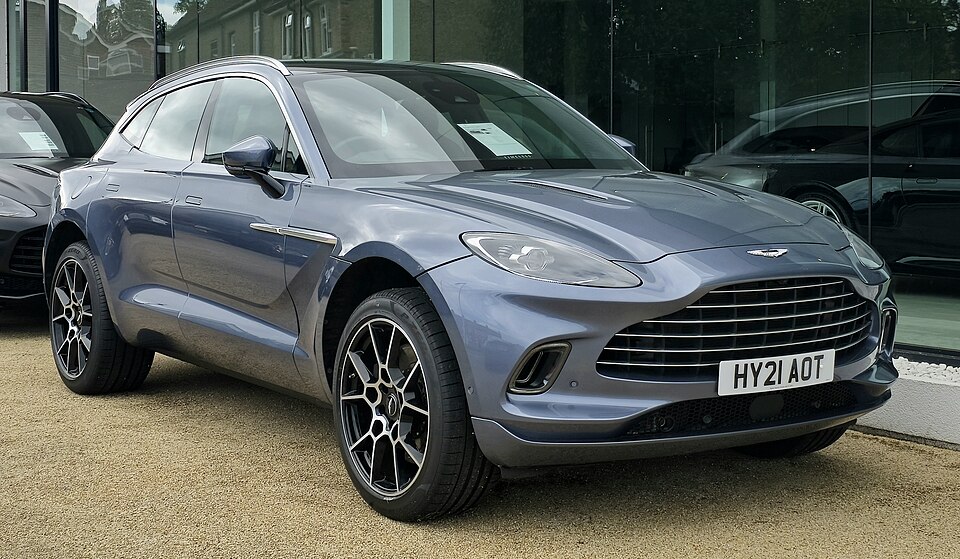 Aston Martin DBX — photograph via Wikimedia Commons
