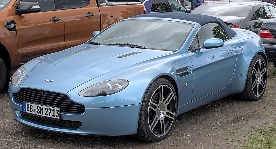 Aston Martin Vantage — photograph via Wikimedia Commons