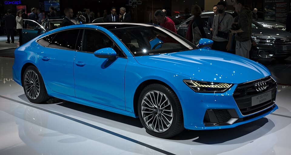 Audi A7 — photograph via Wikimedia Commons