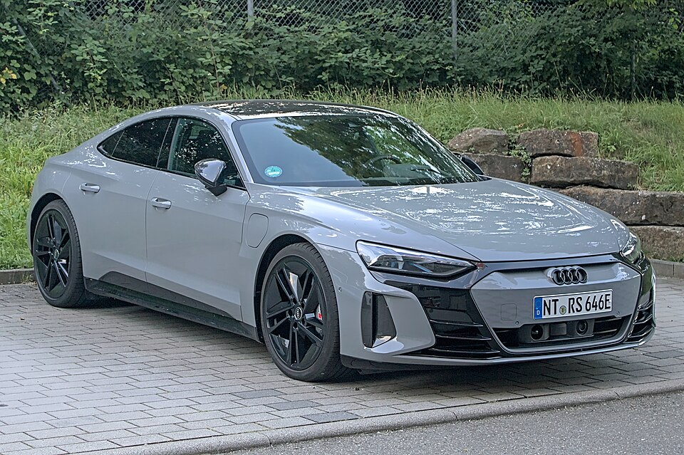 Audi e-tron GT — photograph via Wikimedia Commons