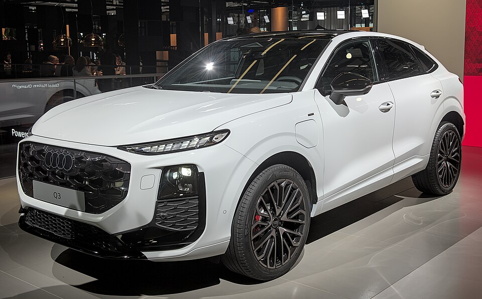 Audi Q3 — photograph via Wikimedia Commons