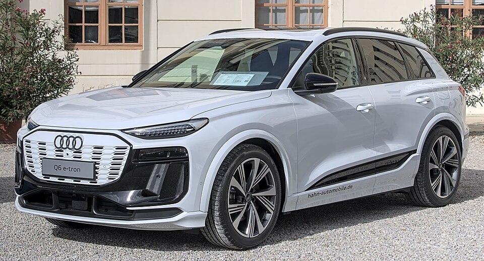 Audi Q6 e-tron — photograph via Wikimedia Commons