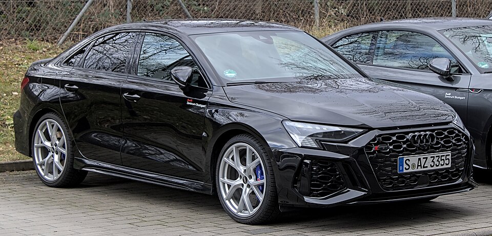 Audi RS3 — photograph via Wikimedia Commons