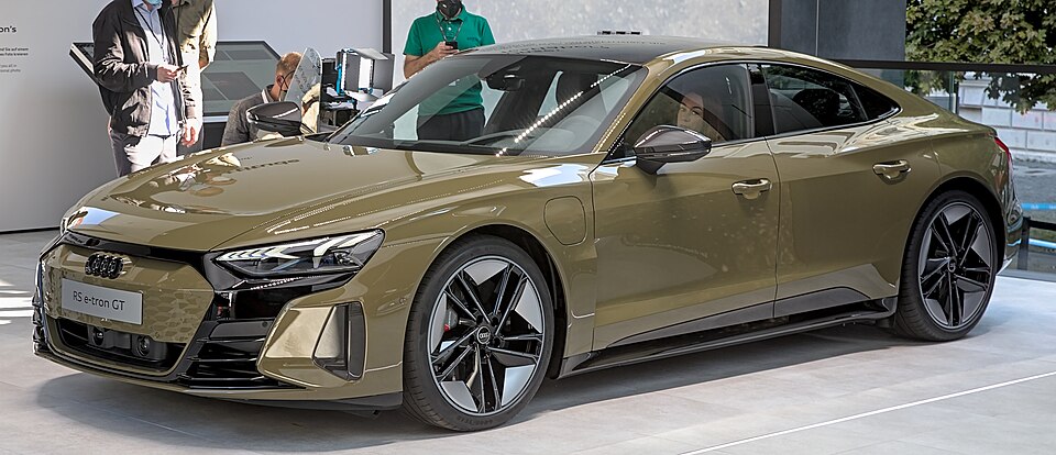 Audi RS e-tron GT — photograph via Wikimedia Commons