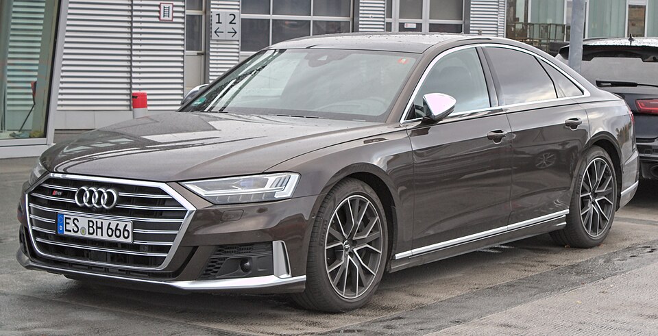Audi S8 — photograph via Wikimedia Commons