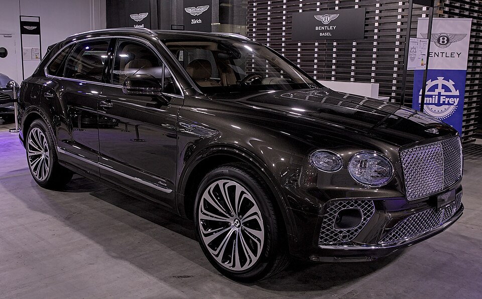 Bentley Bentayga — photograph via Wikimedia Commons