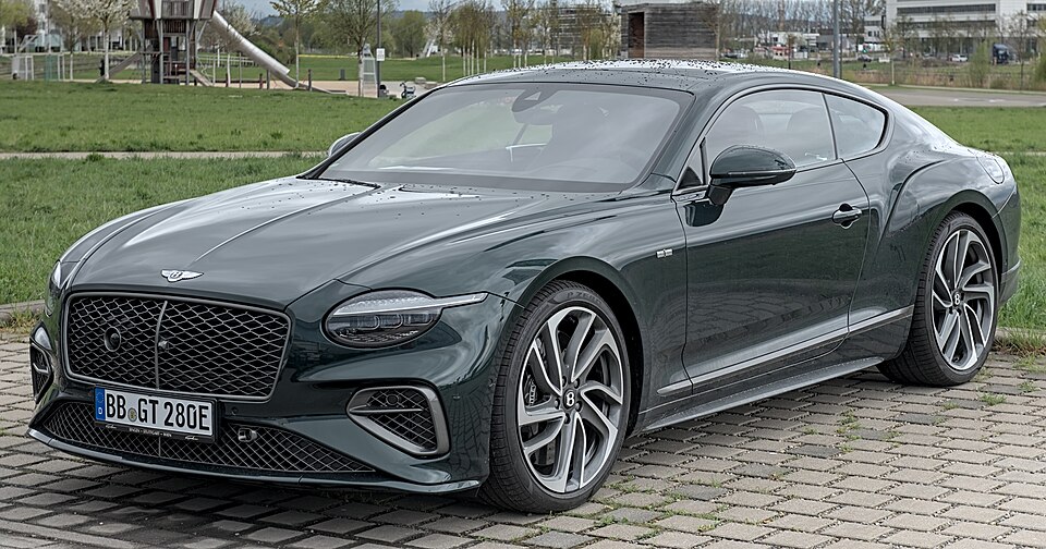 Bentley Continental GT — photograph via Wikimedia Commons
