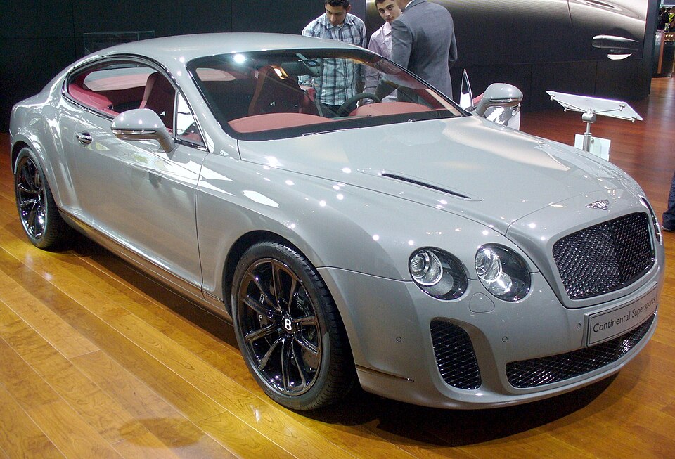 Bentley Continental Supersports — photograph via Wikimedia Commons