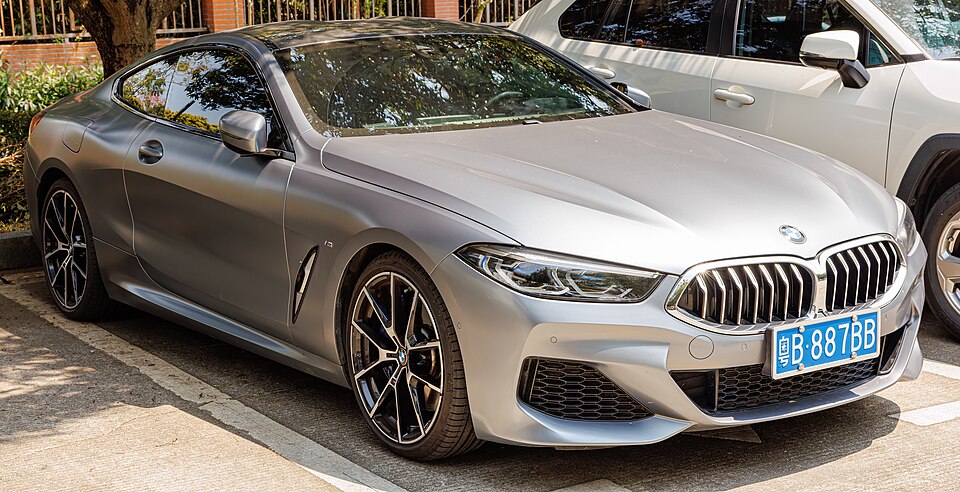 BMW 8 Series — photograph via Wikimedia Commons
