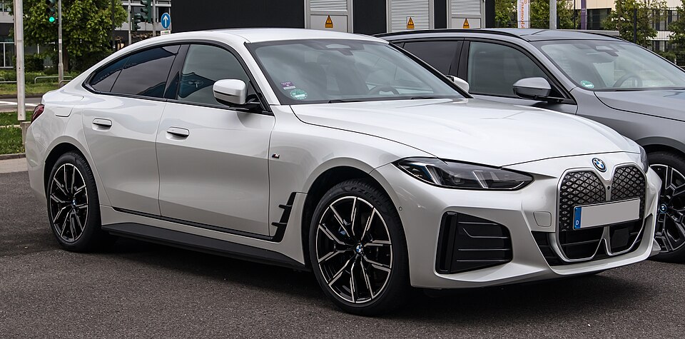 BMW i4 — photograph via Wikimedia Commons