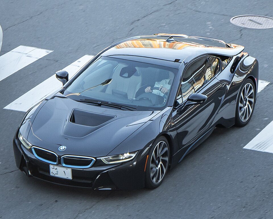 BMW i8 — photograph via Wikimedia Commons