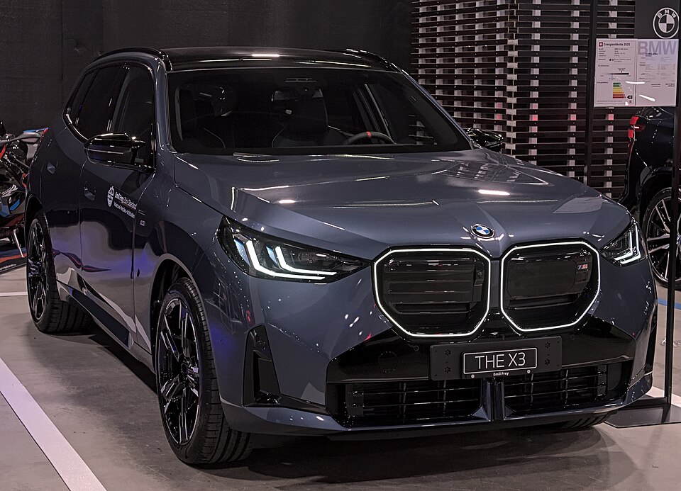 BMW X3 — photograph via Wikimedia Commons