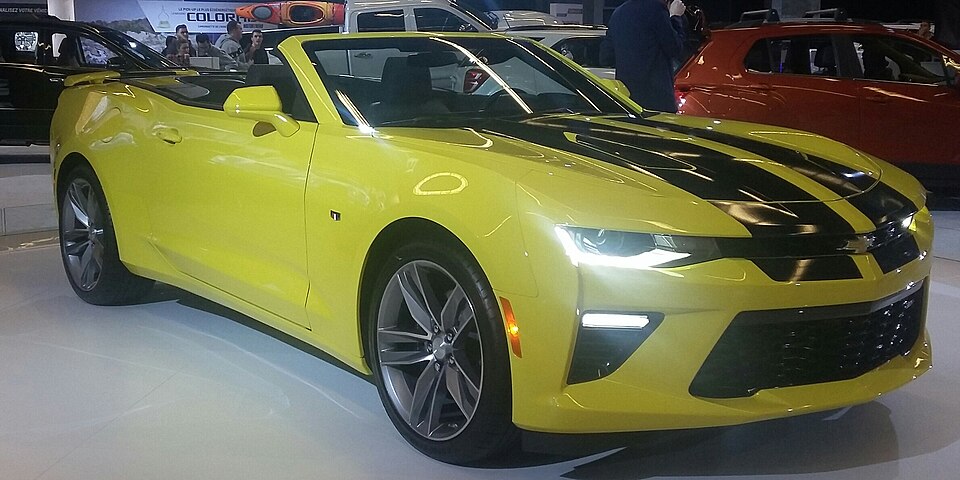 Chevrolet Camaro — photograph via Wikimedia Commons