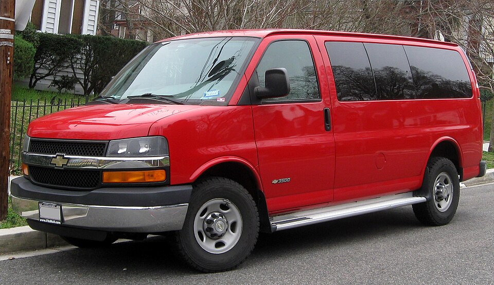 Chevrolet Express — photograph via Wikimedia Commons