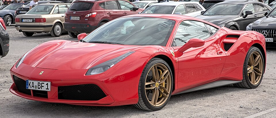 Ferrari 488 — photograph via Wikimedia Commons