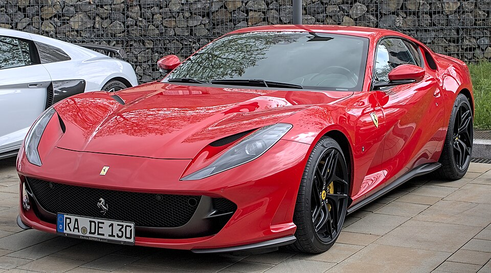 Ferrari 812 Superfast — photograph via Wikimedia Commons