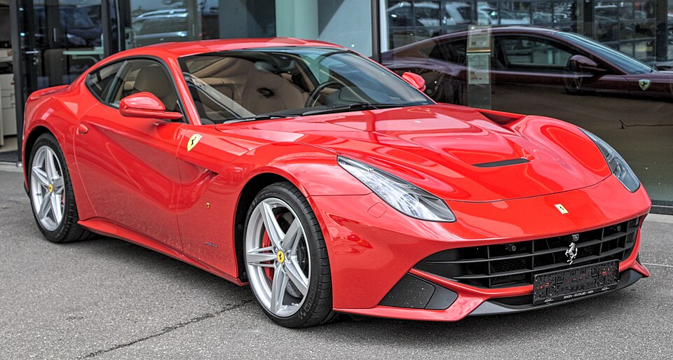 Ferrari F12 berlinetta — photograph via Wikimedia Commons