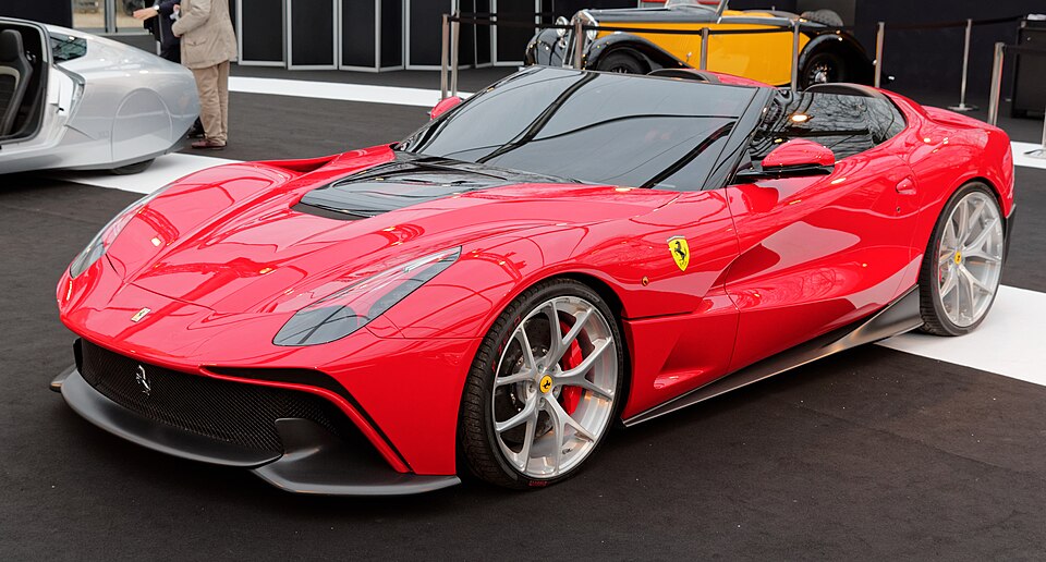 Ferrari F12 TRS — photograph via Wikimedia Commons