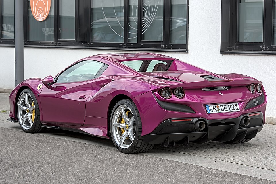 Ferrari F8 Spider — photograph via Wikimedia Commons