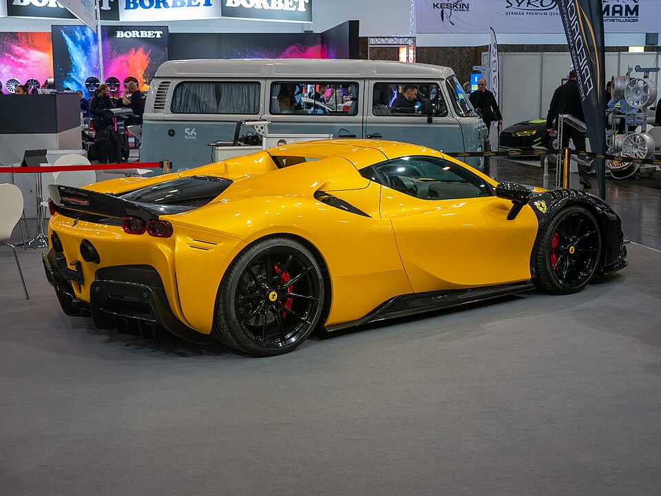 Ferrari SF90 Spider — photograph via Wikimedia Commons