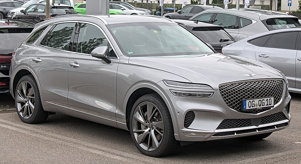 Genesis GV70 — photograph via Wikimedia Commons