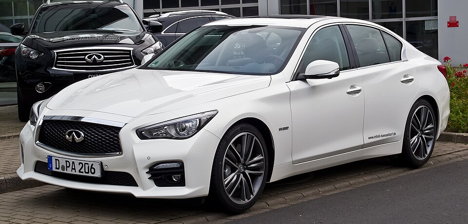 Infiniti Q50 — photograph via Wikimedia Commons