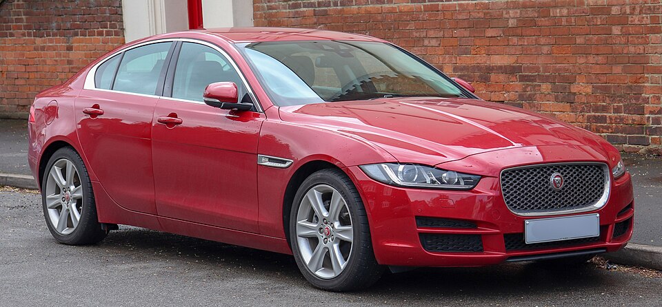 Jaguar XE — photograph via Wikimedia Commons