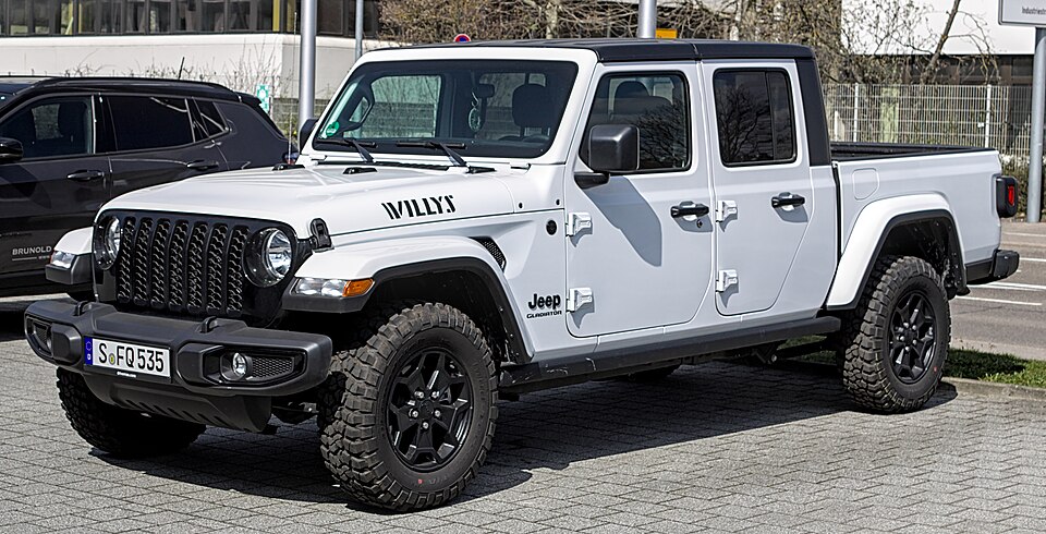 Jeep Gladiator — photograph via Wikimedia Commons