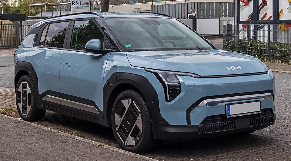 Kia EV3 — photograph via Wikimedia Commons