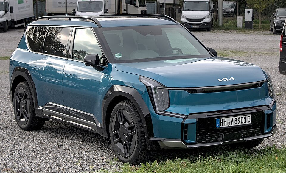 Kia EV9 — photograph via Wikimedia Commons