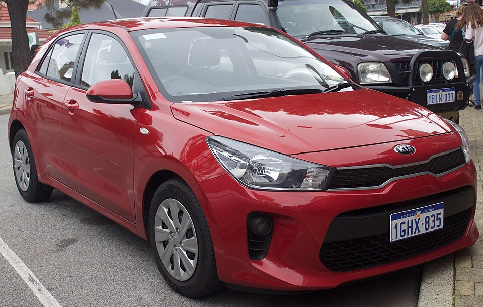 Kia Rio — photograph via Wikimedia Commons
