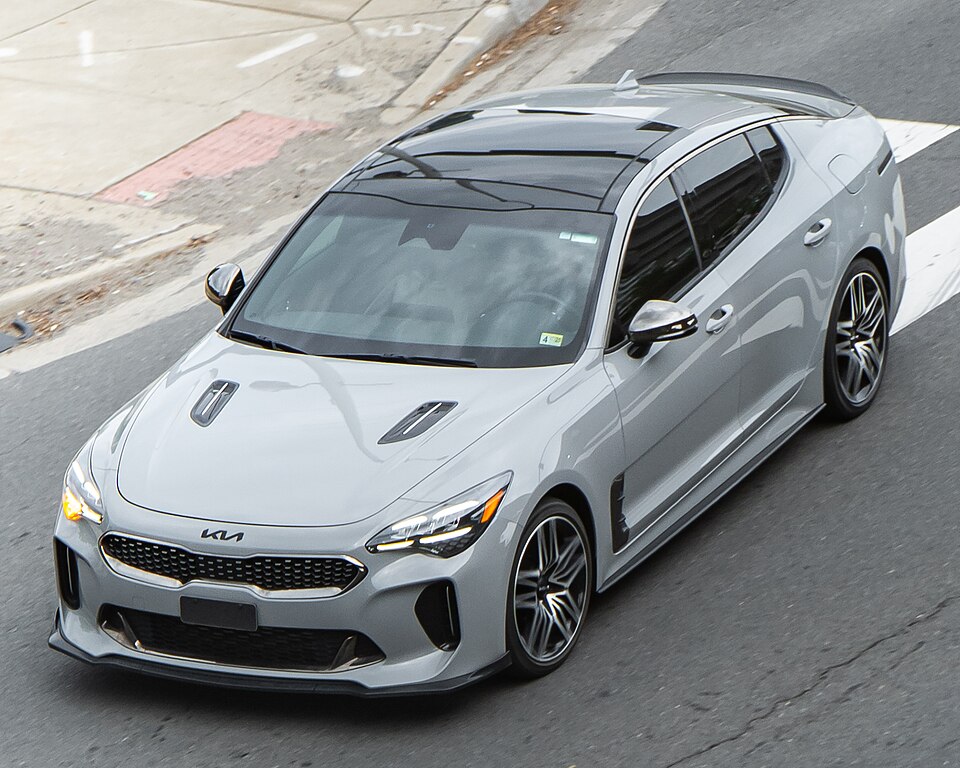Kia Stinger — photograph via Wikimedia Commons