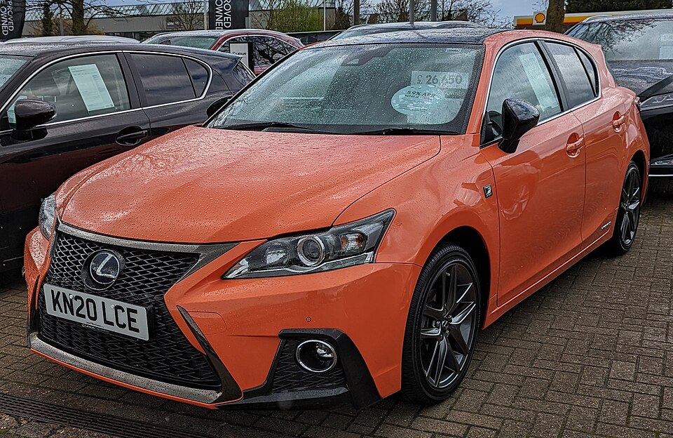 Lexus CT — photograph via Wikimedia Commons