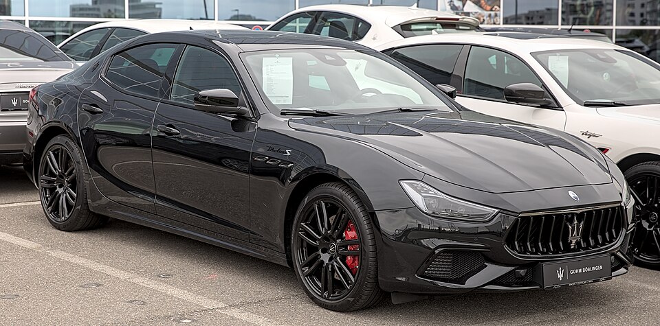 Maserati Ghibli — photograph via Wikimedia Commons