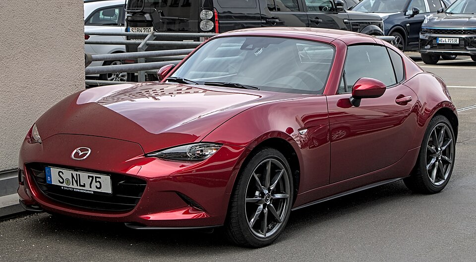Mazda MX-5 — photograph via Wikimedia Commons