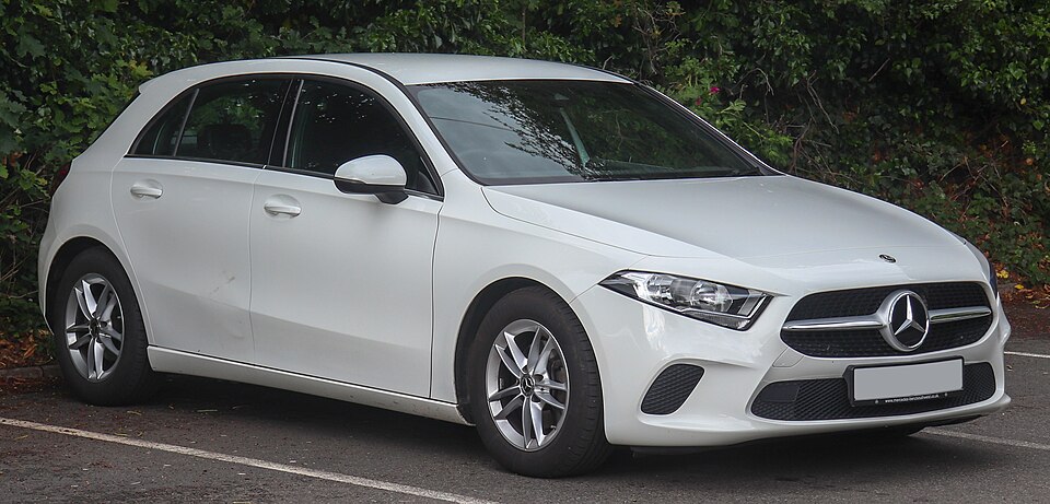 Mercedes-Benz A-Class — photograph via Wikimedia Commons