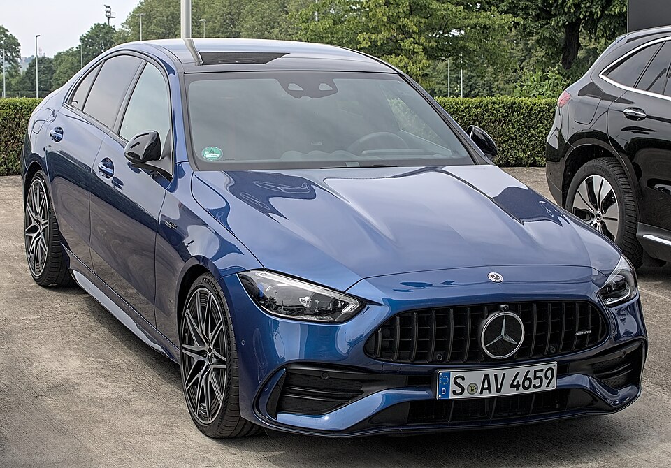 Mercedes-Benz C-Class — photograph via Wikimedia Commons
