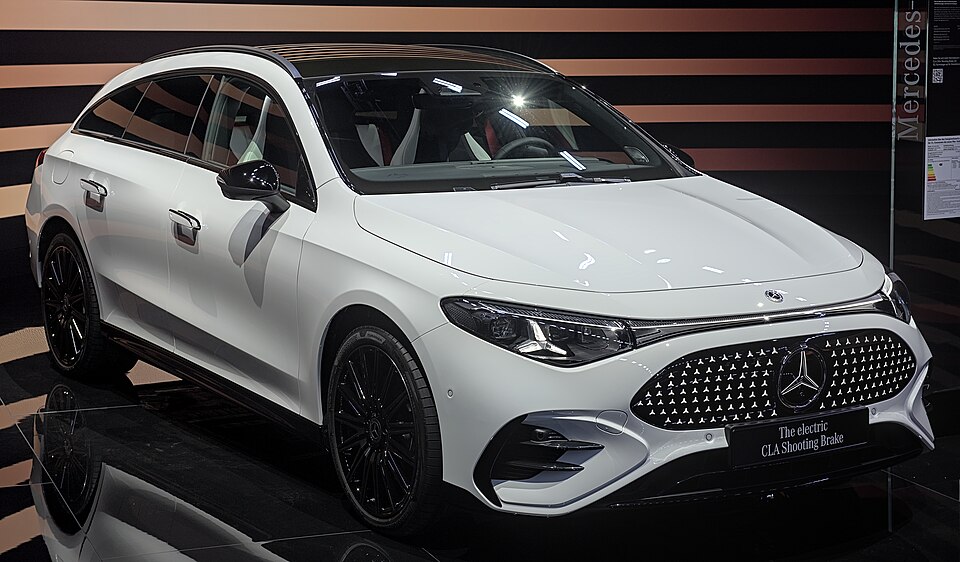 Mercedes-Benz CLA-Class — photograph via Wikimedia Commons