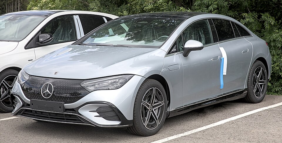 Mercedes-Benz EQE — photograph via Wikimedia Commons
