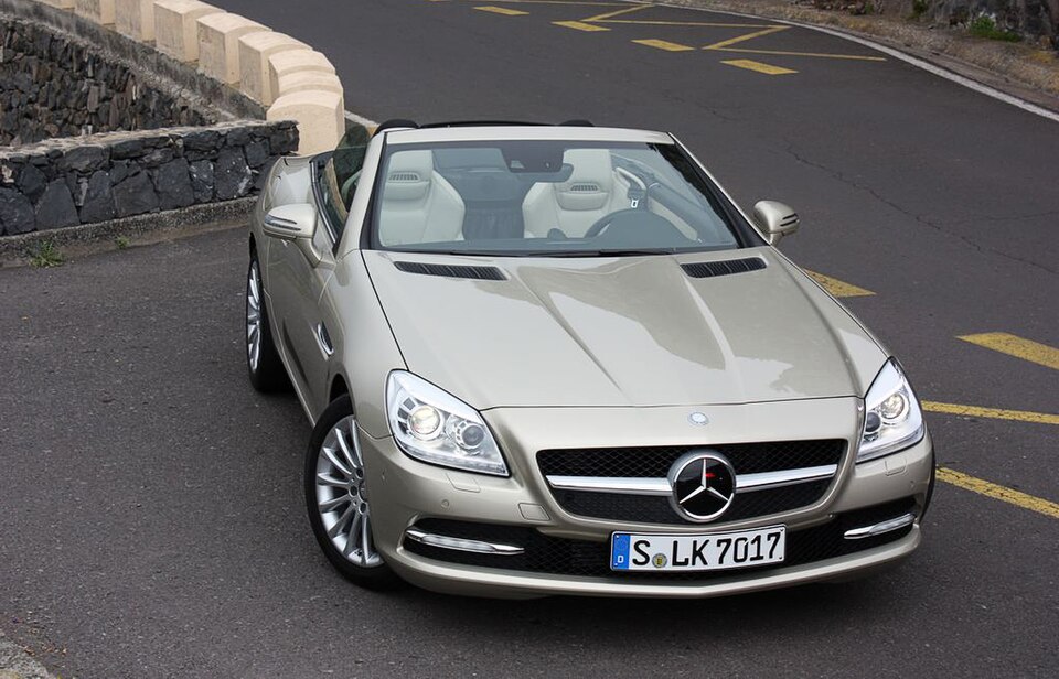 Mercedes-Benz SLK-Class — photograph via Wikimedia Commons