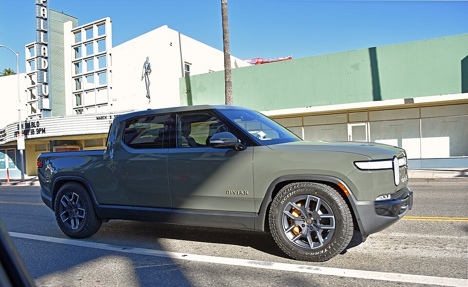 Rivian R1T — photograph via Wikimedia Commons