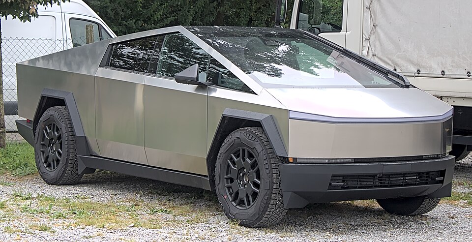 Tesla Cybertruck — photograph via Wikimedia Commons