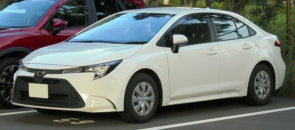 Toyota Corolla — photograph via Wikimedia Commons