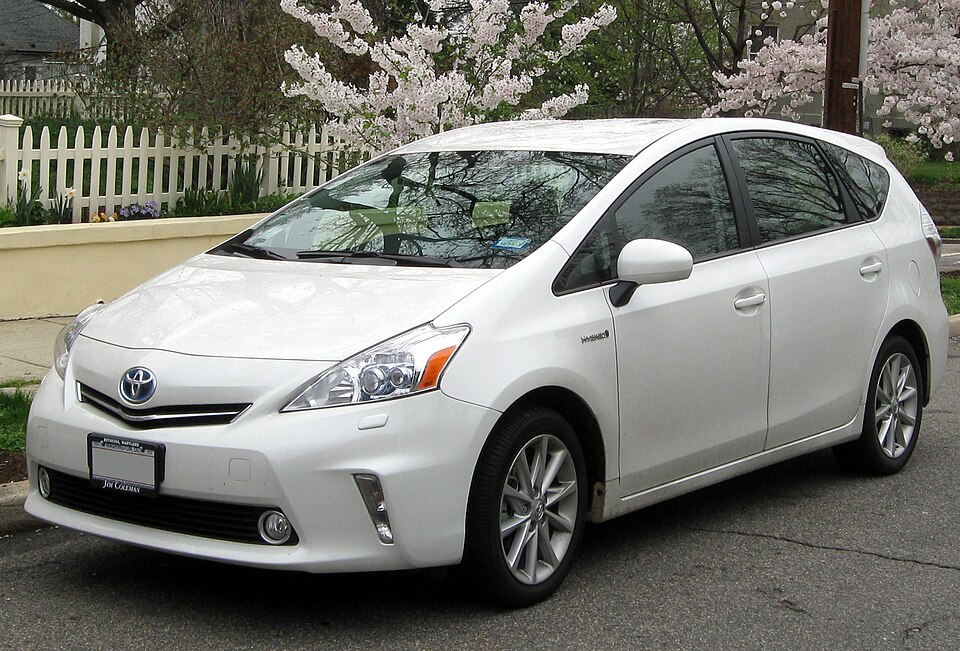 Toyota Prius V — photograph via Wikimedia Commons